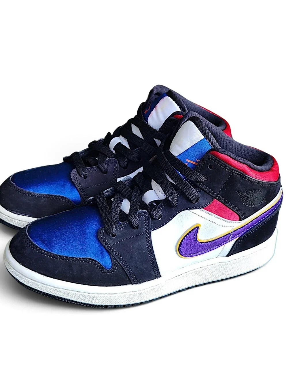 Nike Air Jordan Rival Boys Size 5 Youth Athletic Retro Leather Sneakers Shoes